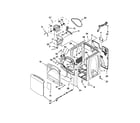 Whirlpool WGD8000BW0 cabinet parts diagram