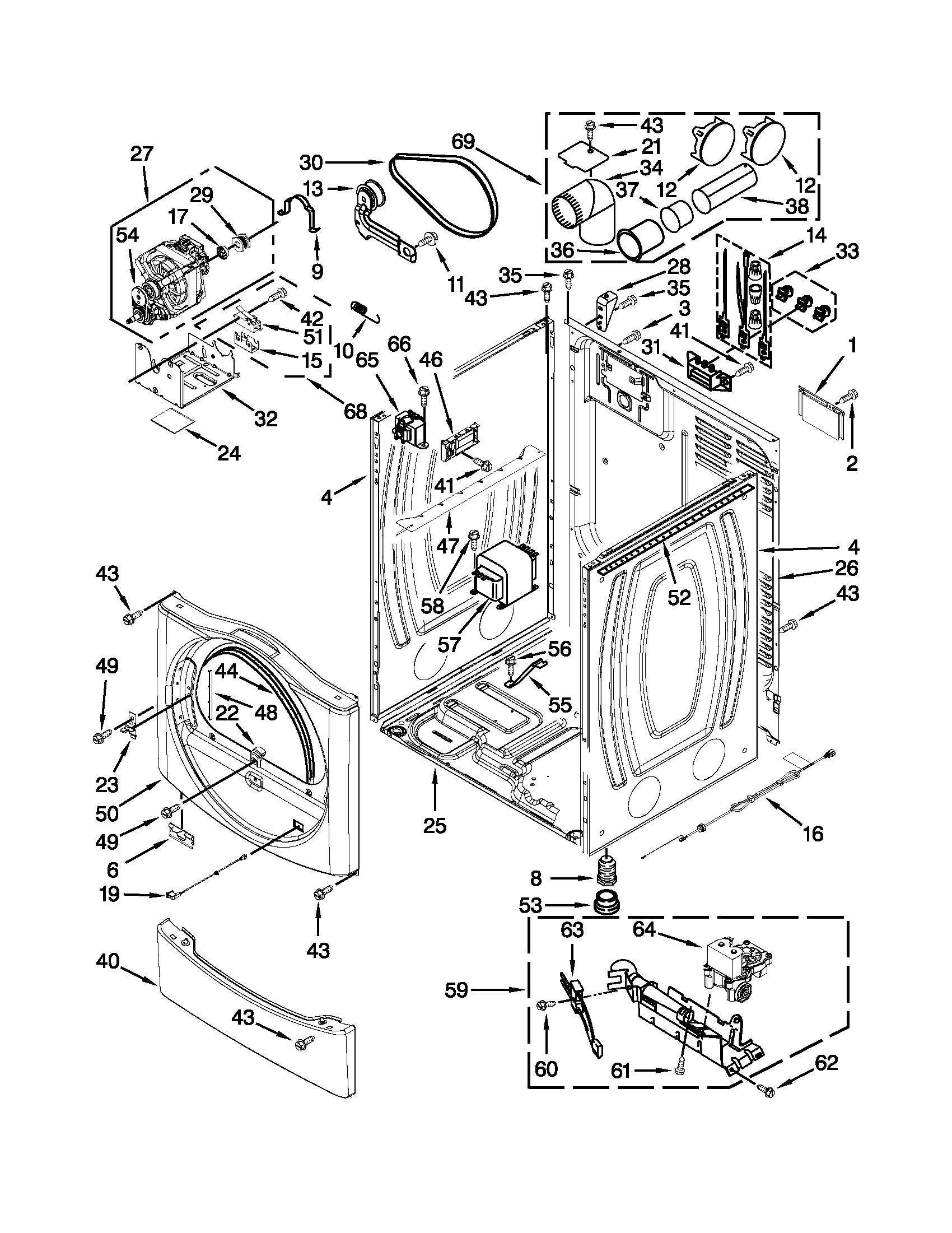 Cabinet parts