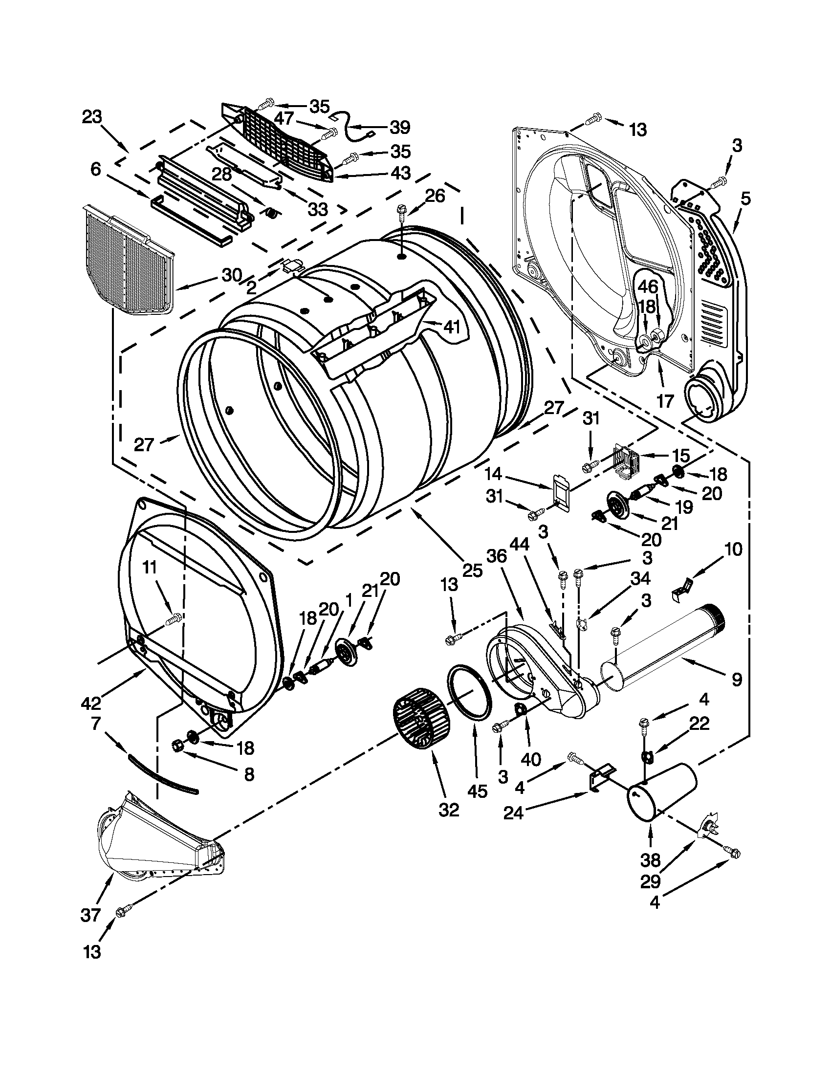 UPPER AND LOWER BULKHEAD PARTS