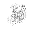 Maytag MEDB700BW0 cabinet parts diagram