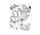 Maytag MEDB700BW0 bulkhead parts diagram