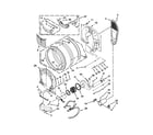 Maytag MGD3000BW1 bulkhead parts diagram