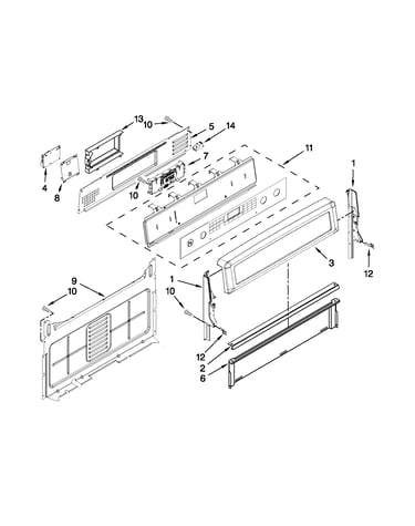 Control panel parts