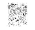 Maytag MGDX600XW2 bulkhead parts diagram