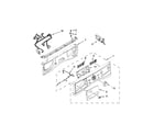 Whirlpool WFW94HEXW2 control panel parts diagram