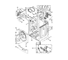 Whirlpool 3LCGD9100WQ3 cabinet parts diagram