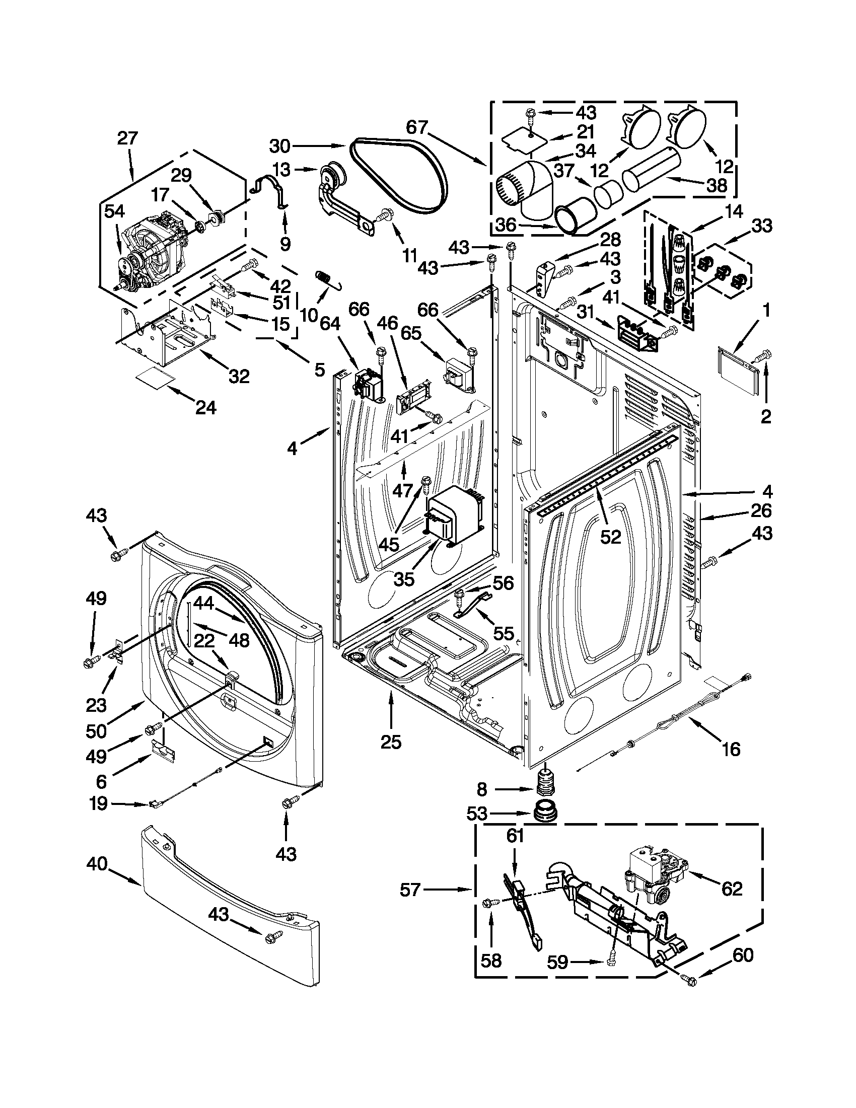 Cabinet parts