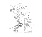 KitchenAid 4KSM6573CWH2 case, gearing and planetary unit diagram