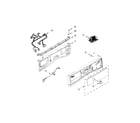 Whirlpool WFW8640BC1 control panel parts diagram