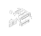 Whirlpool WFG720H0AS1 control panel parts diagram