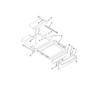 Whirlpool WFG720H0AS1 drawer and broiler parts diagram