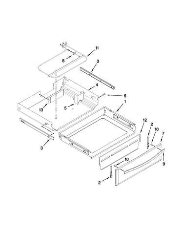 Drawer and broiler parts