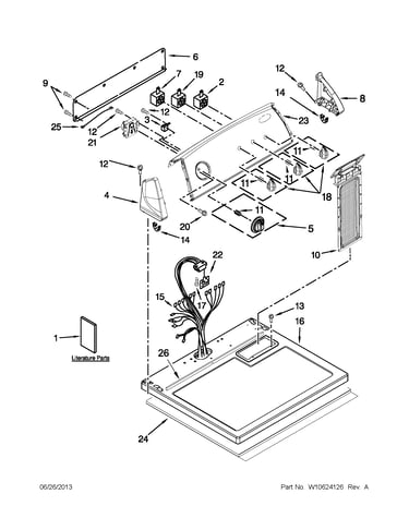 Top and console parts