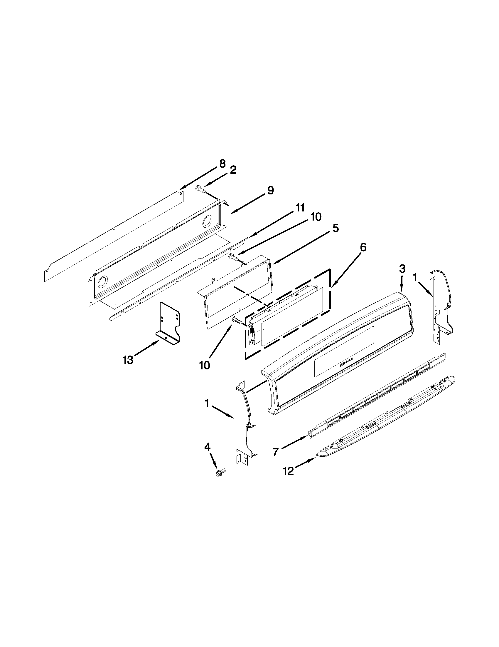 Control panel parts