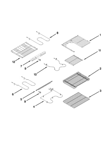 Rack and element parts
