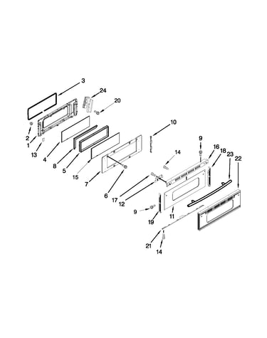Upper door parts