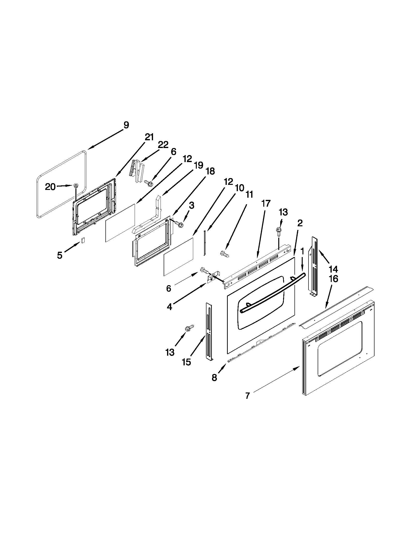 Lower door parts