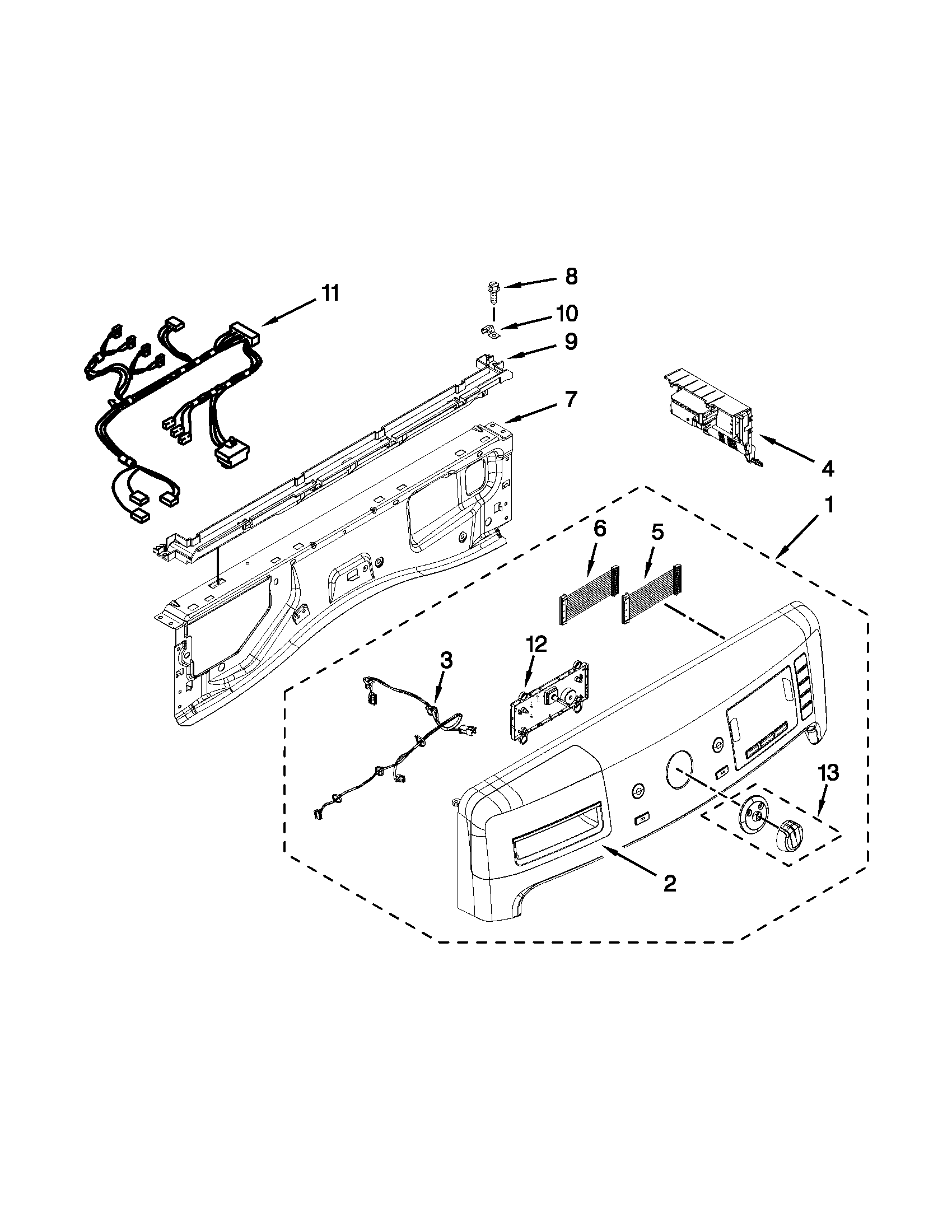 Control panel parts