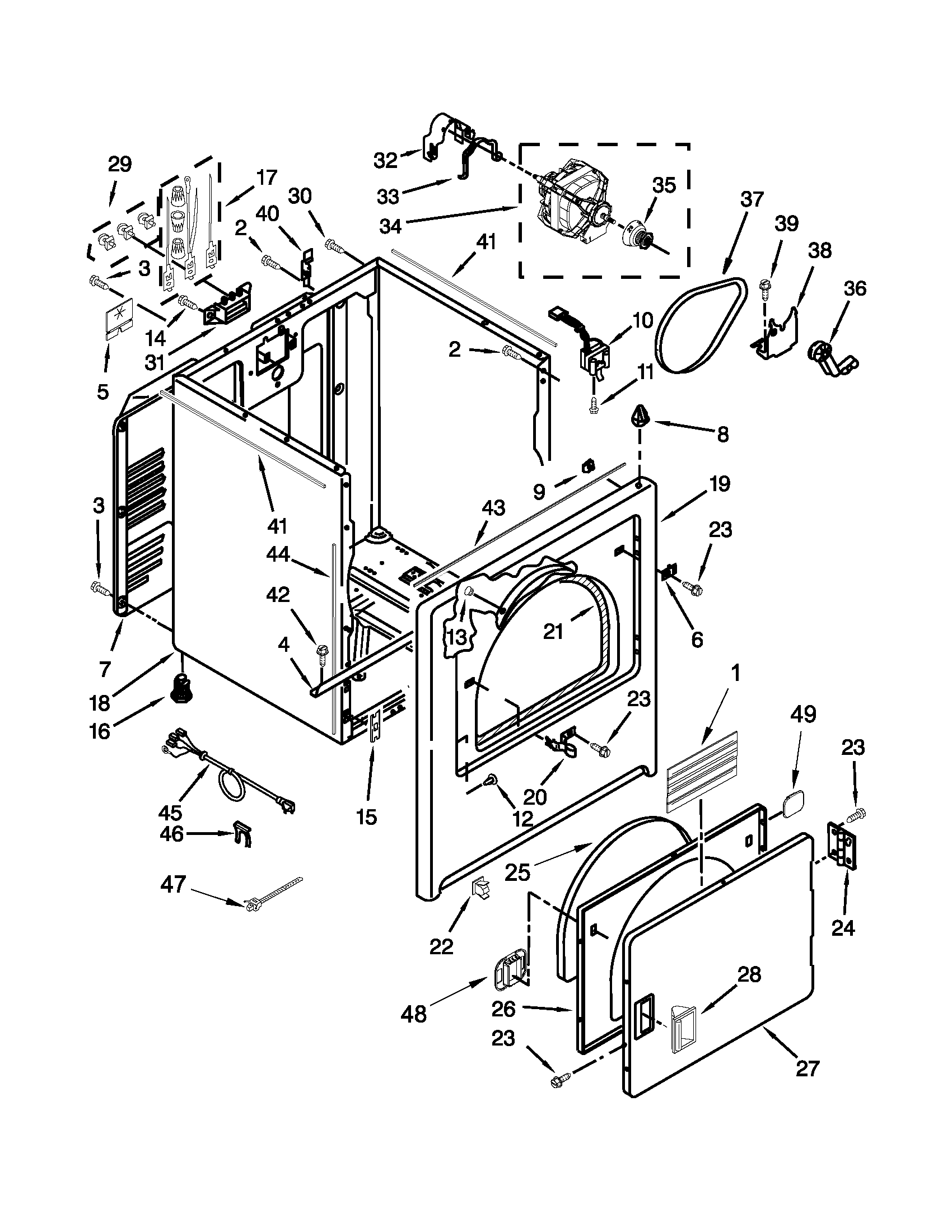 Cabinet parts