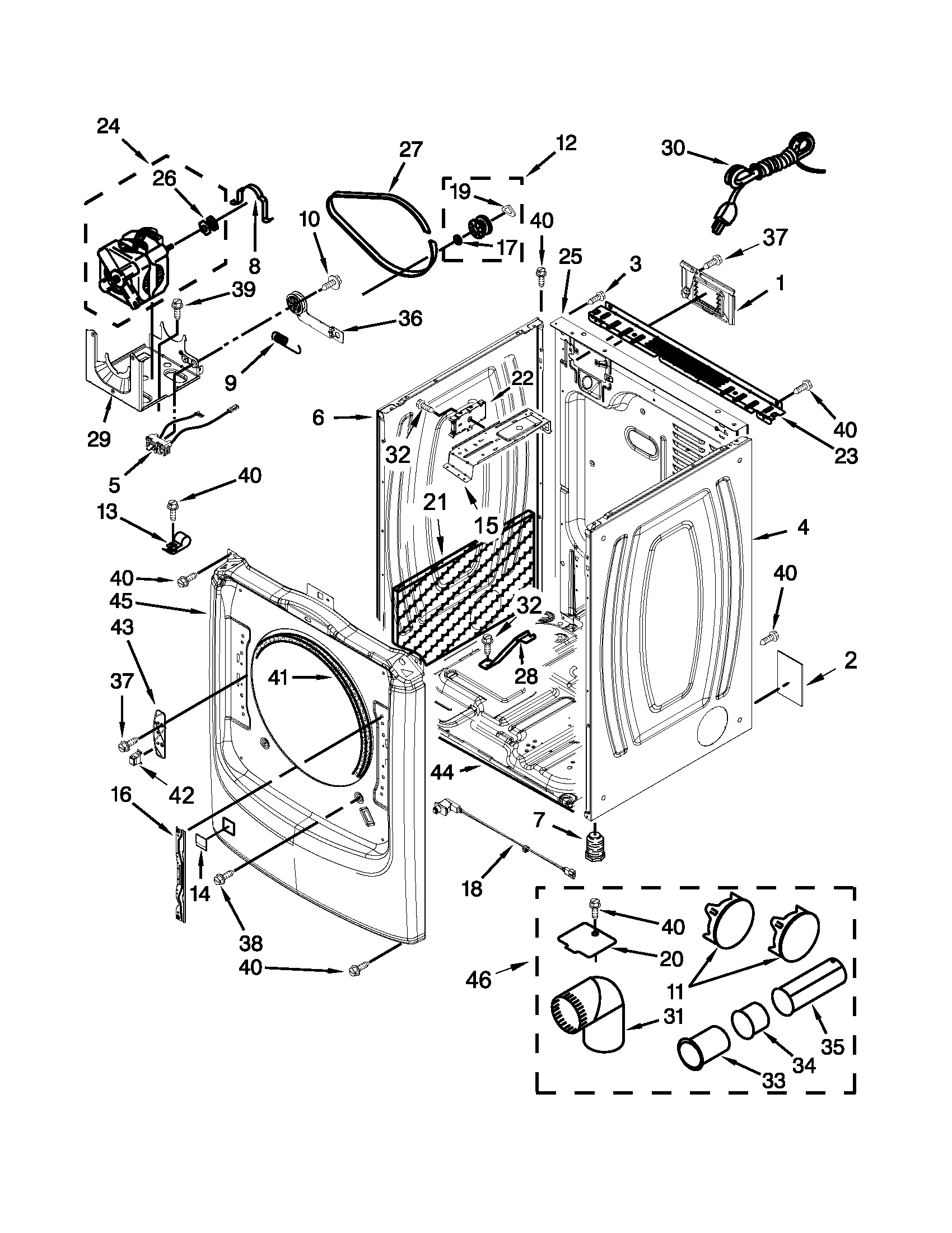 CABINET PARTS