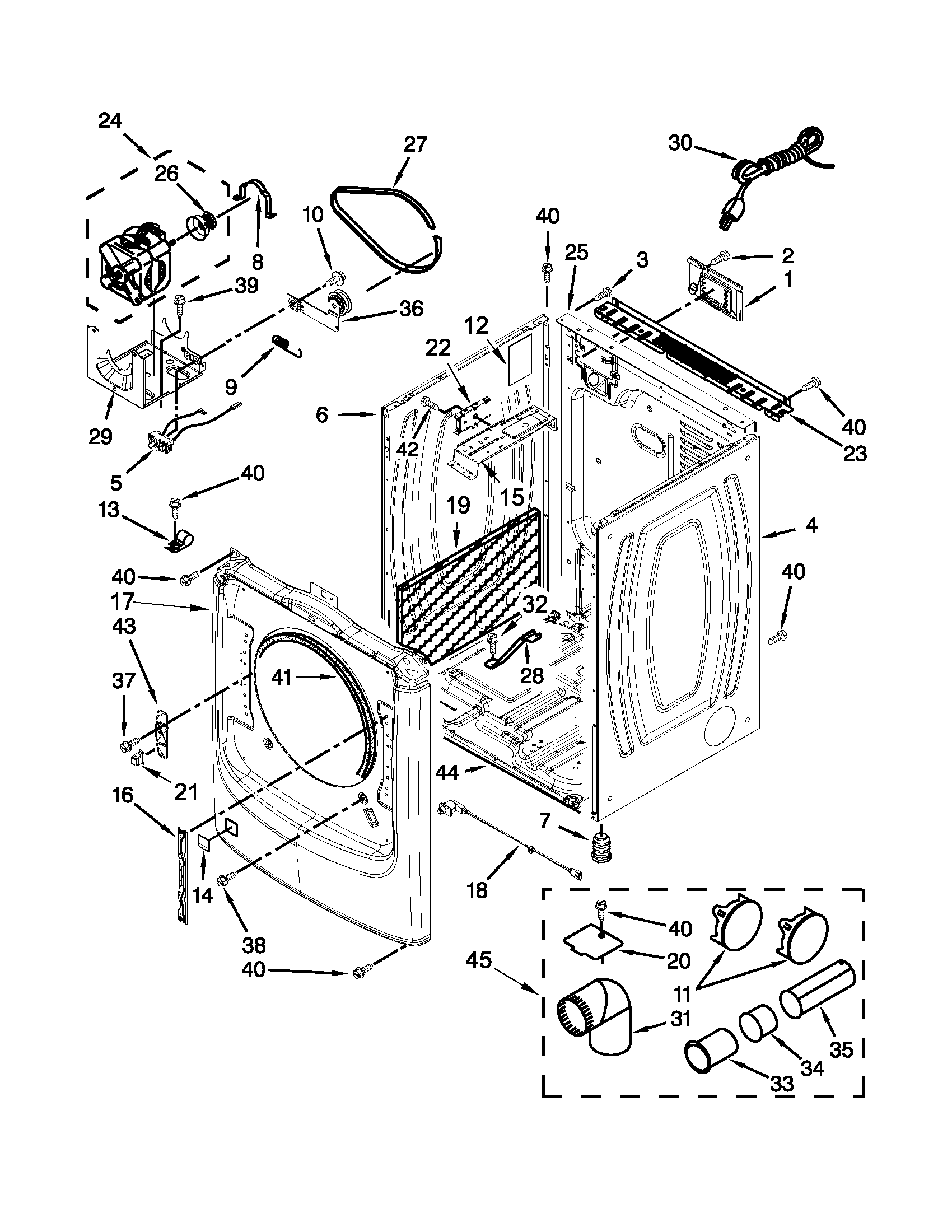 Cabinet parts