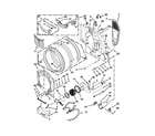 Maytag MGD8000AW1 bulkhead parts diagram
