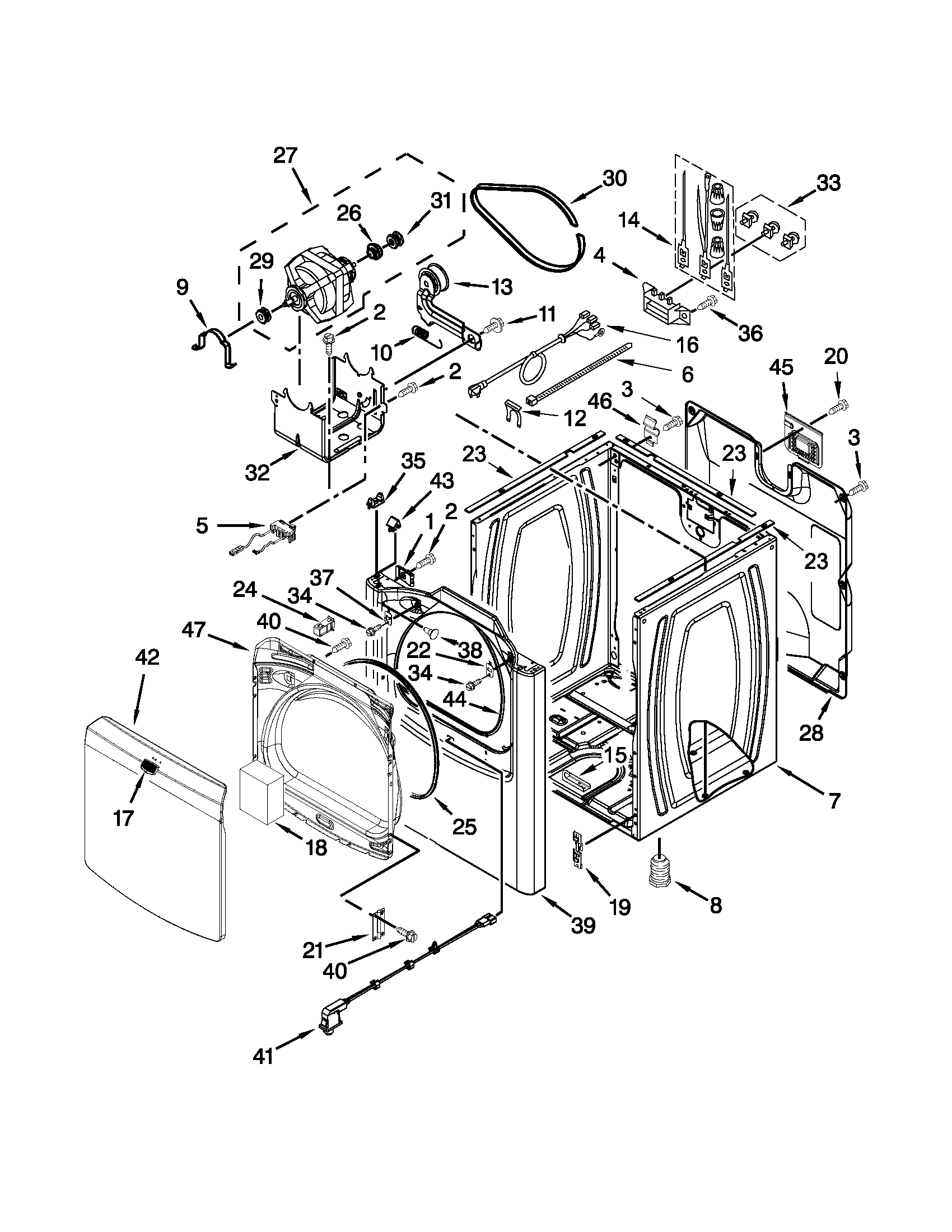 Cabinet parts