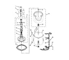 Maytag MVWC300BW0 basket and tub parts diagram