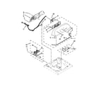 Whirlpool WTW5800BC0 console and dispenser parts diagram