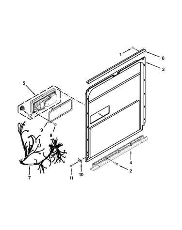 Inner door parts