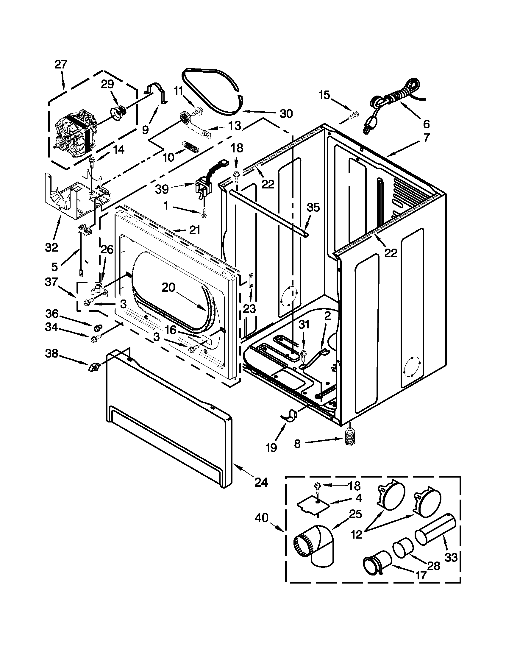 Cabinet parts