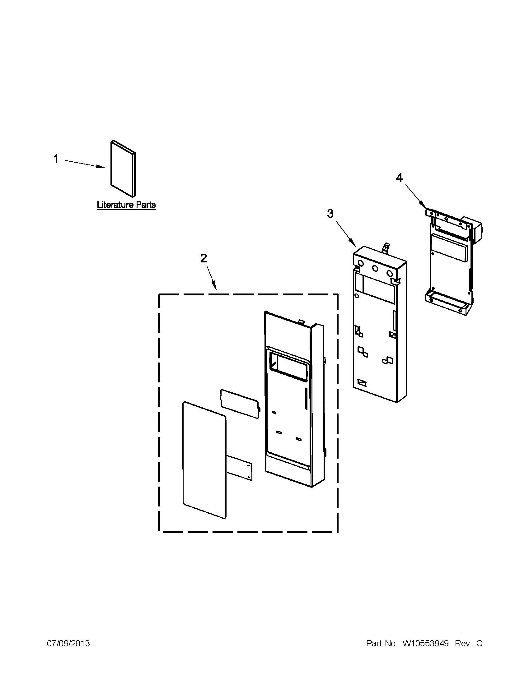 Control panel parts
