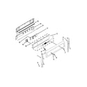 Whirlpool GGE388LXS04 control panel parts diagram