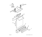 Whirlpool BLB14DRANA1 door and panel parts diagram