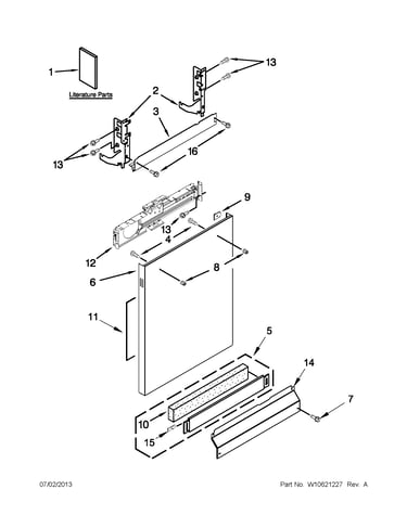 Door and panel parts