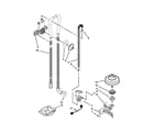 Whirlpool BLB14DRANA1 fill, drain and overfill parts diagram