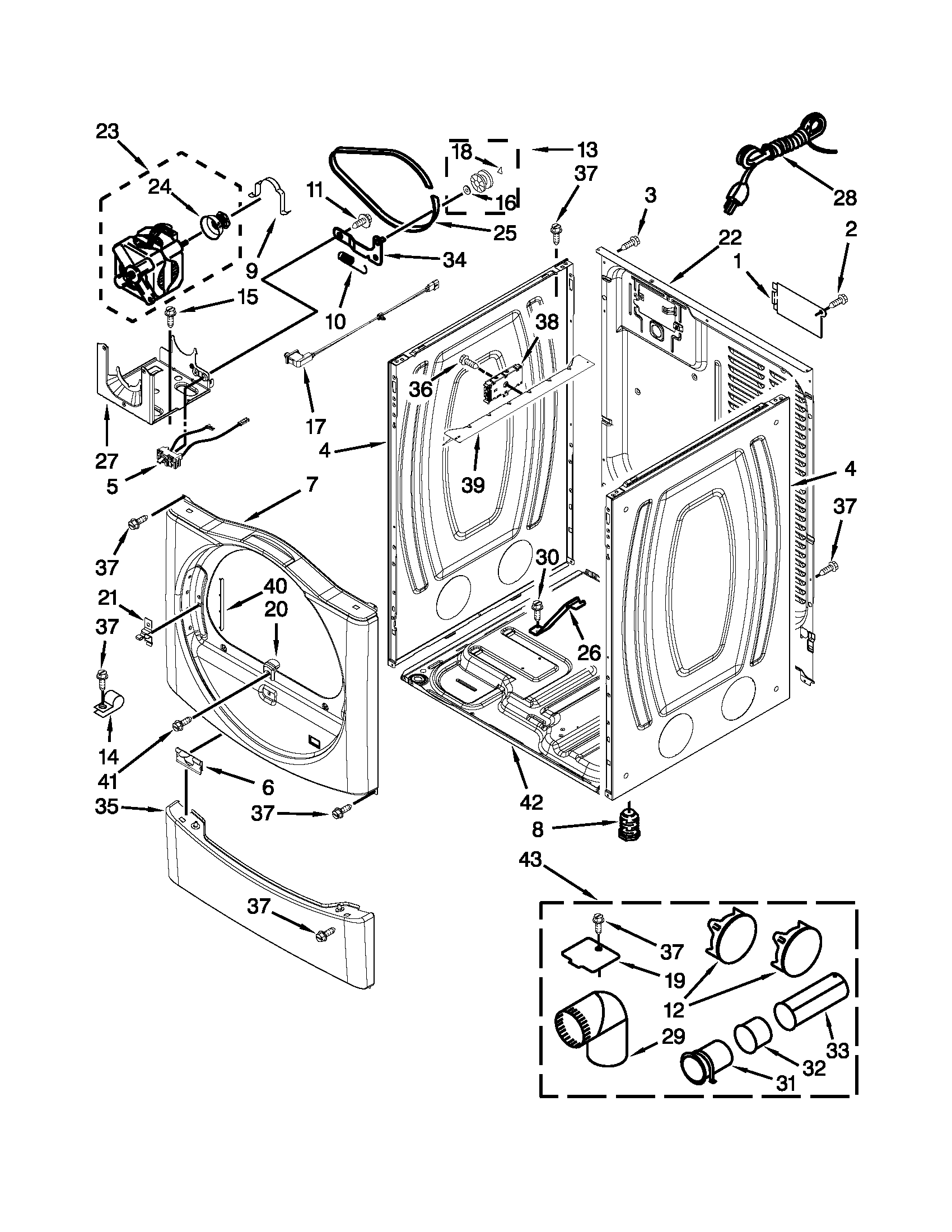 Cabinet parts