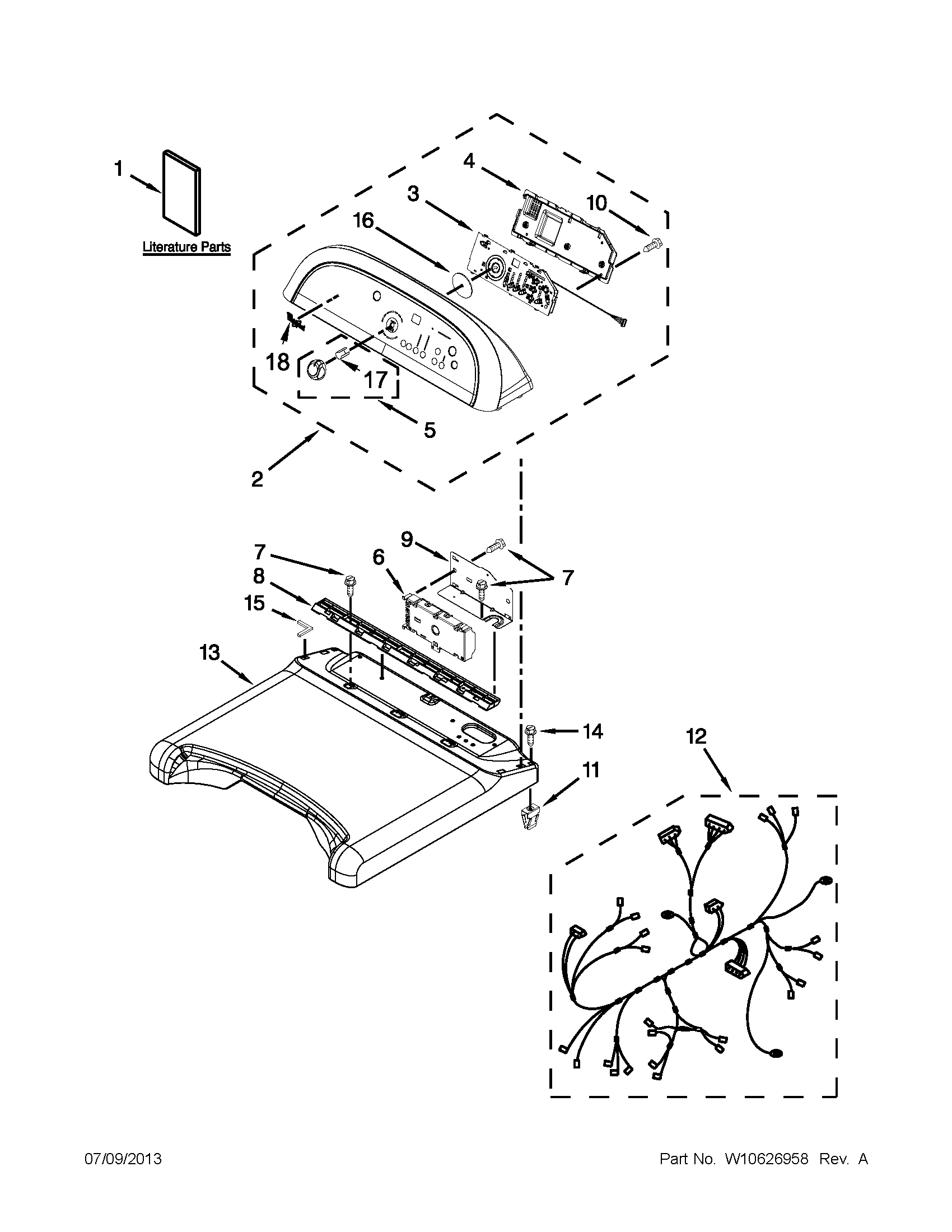 TOP AND CONSOLE PARTS