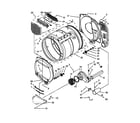 Whirlpool 3LWGD4800YQ3 bulkhead parts diagram