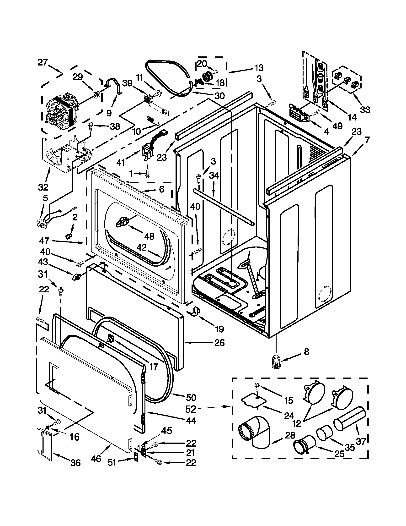 Cabinet parts