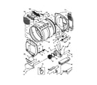 Maytag YMEDX600XW1 bulkhead parts diagram