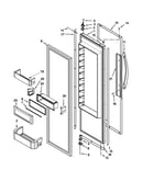 Refrigerator door parts
