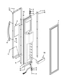 Freezer door parts