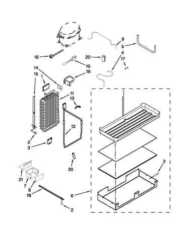Lower unit and tube parts
