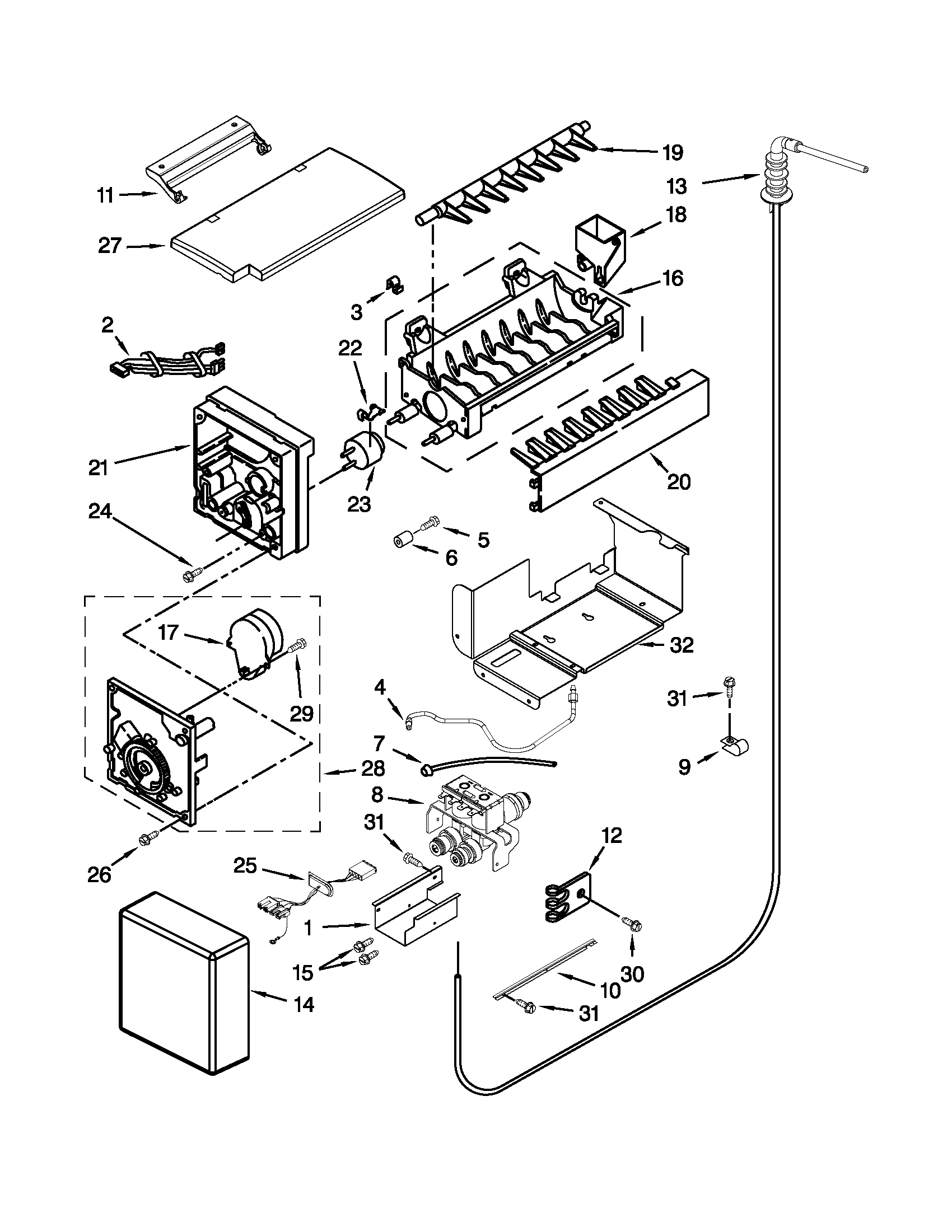Icemaker parts