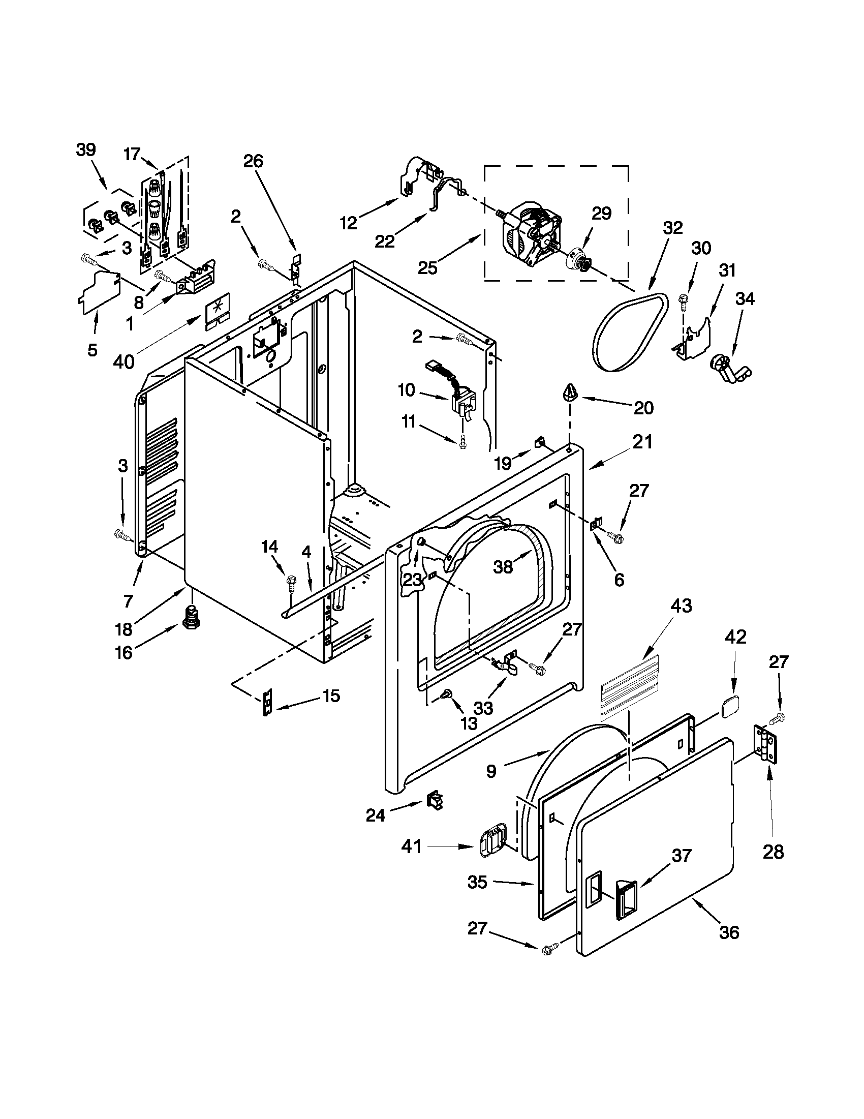Cabinet parts