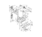 Crosley CED126SBW0 cabinet parts diagram