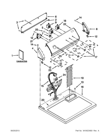 Top and console parts