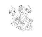 Crosley CED147SBW0 bulkhead parts diagram