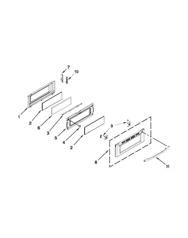 Upper door parts
